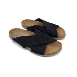 ZOURI Sun Black Vegan Sandals 10